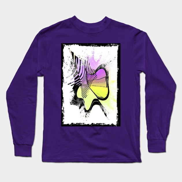 Colorful art splash Long Sleeve T-Shirt by SilverPixieArt